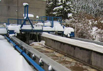 Winterräumerfahrbahn